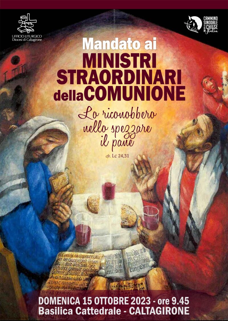 Norme Per I Ministri Straordinari Della Comunione Mandato Ministri Straordinari della Comunione – Diocesi di CALTAGIRONE